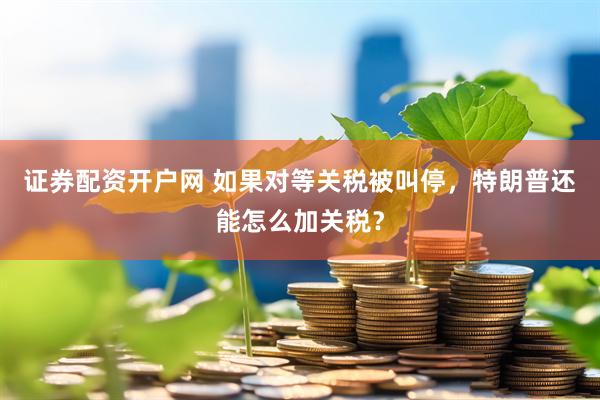 证券配资开户网 如果对等关税被叫停，特朗普还能怎么加关税？