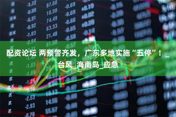 配资论坛 两预警齐发，广东多地实施“五停”！_台风_海南岛_应急